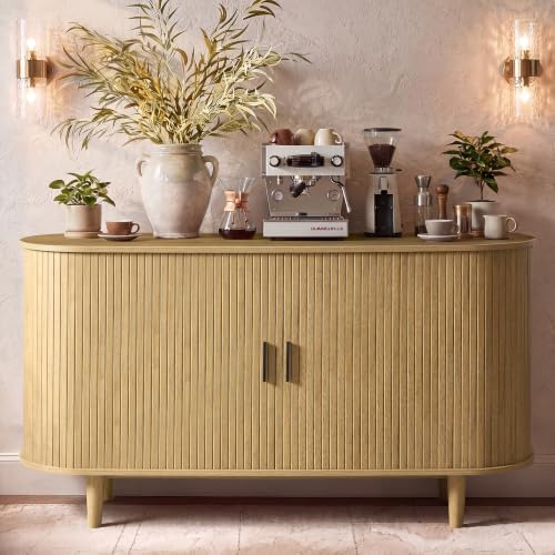VASAGLE Storage Cabinet, Sideboard with Adjustable Shelves